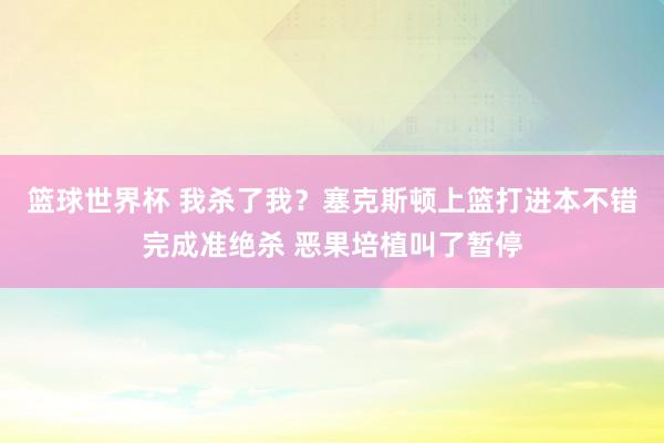 篮球世界杯 我杀了我？塞克斯顿上篮打进本不错完成准绝杀 恶果培植叫了暂停