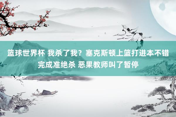 篮球世界杯 我杀了我？塞克斯顿上篮打进本不错完成准绝杀 恶果教师叫了暂停